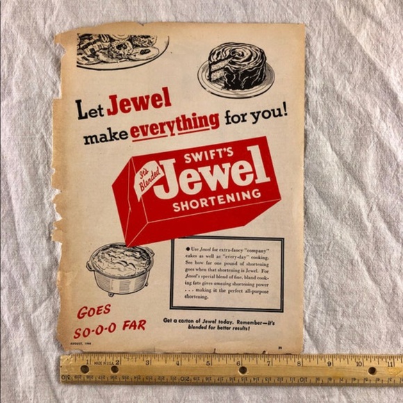 ! One Page/ Two Sides from August 1944 Woman's Day Magazine - Picture 7 of 8